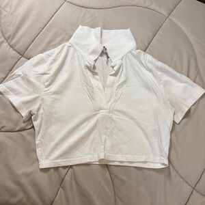 H&M Women's White Collared Top